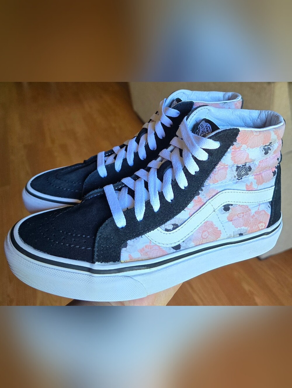 Sz 4.5 Men's/6.0 Women's VANS SK8-HI REISSUE California Poppy